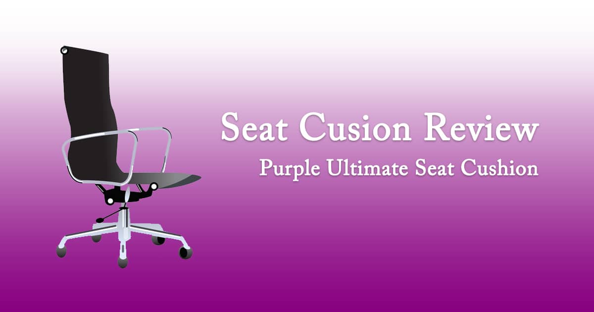 Seat Cushion Review: Purple Ultimate Seat Cushion